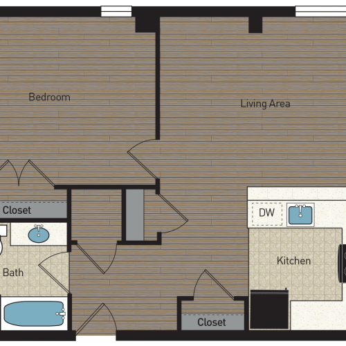 One Bedroom Apartment