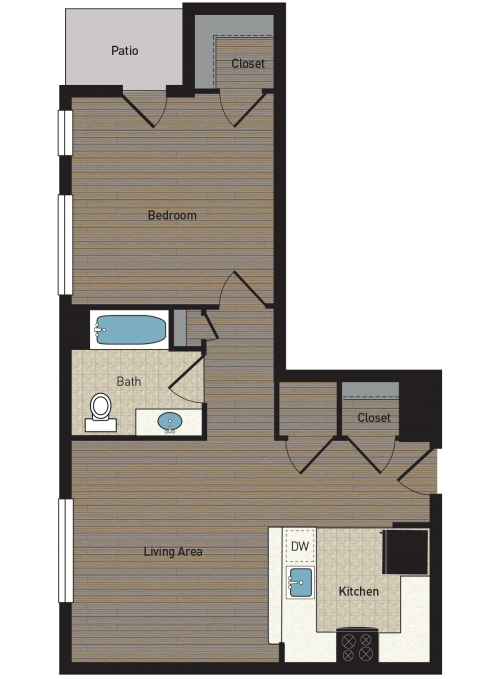 One Bedroom Apartment